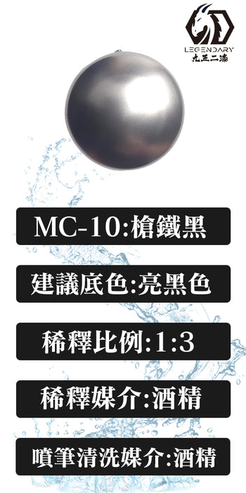 MC-10 Barrel Black 20ML (Water Based) - Air Brush