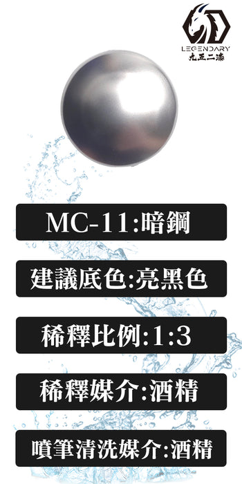 MC-11 Dark Steel 20ML (Water Based) - Air Brush