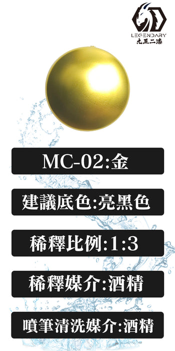 MC-02 Gold 20ML (Water Based) - Air Brush