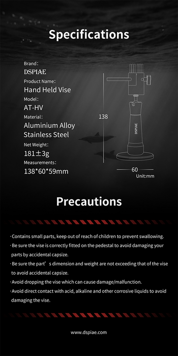 AT-HV Hand Held Mini Vise