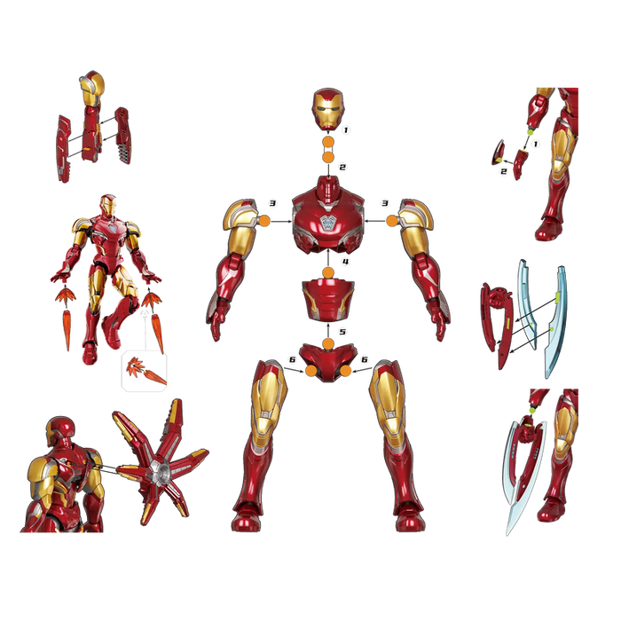 73920 Marvel Infinity SAGA Champion Class 01 CC01 - Iron Man MK85 EX