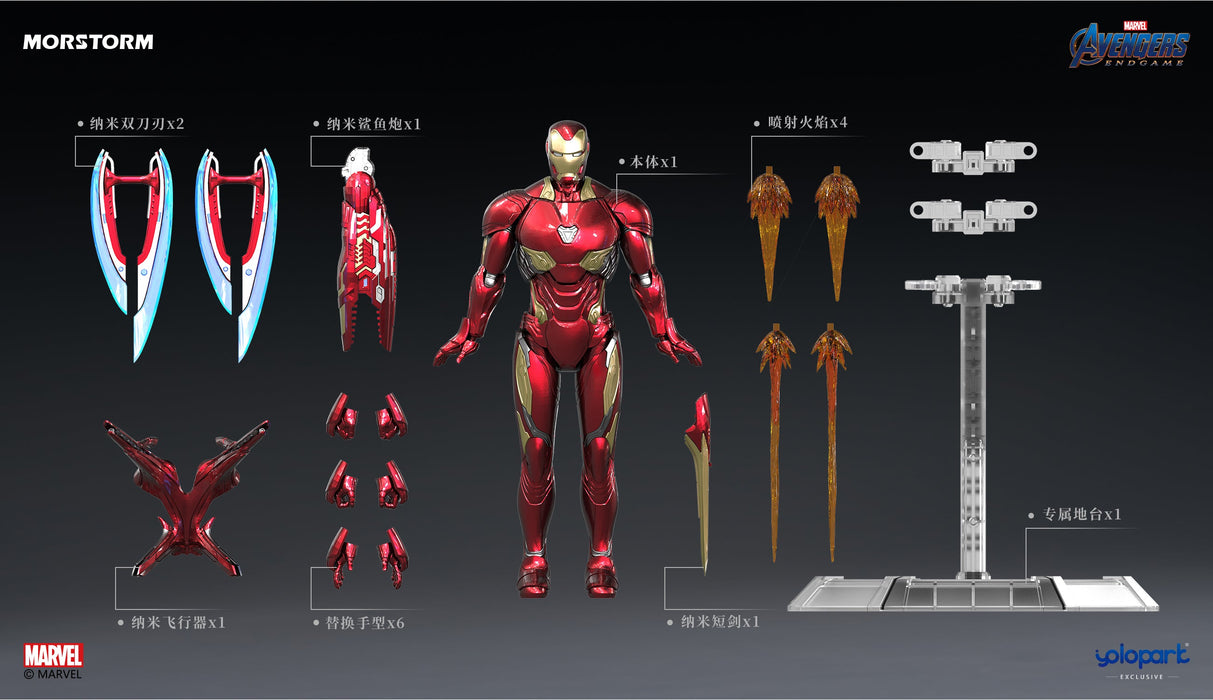 1/12 Iron Man (Ironman) MK50 - Painted Version
