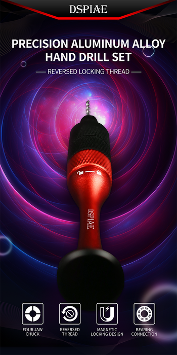 AT-SHD PRECISION ALUMINIUM ALLOY HAND DRILL SET
