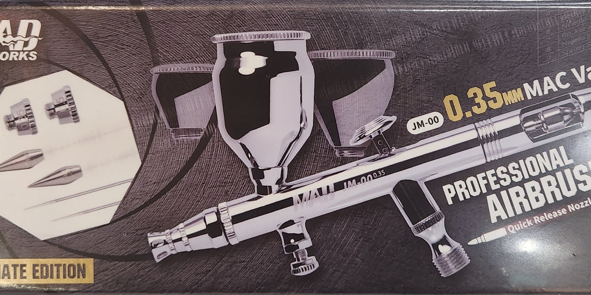 JM-00 Ultimate Edition 0.35mm & 0.5mm Double Action Airbrush with