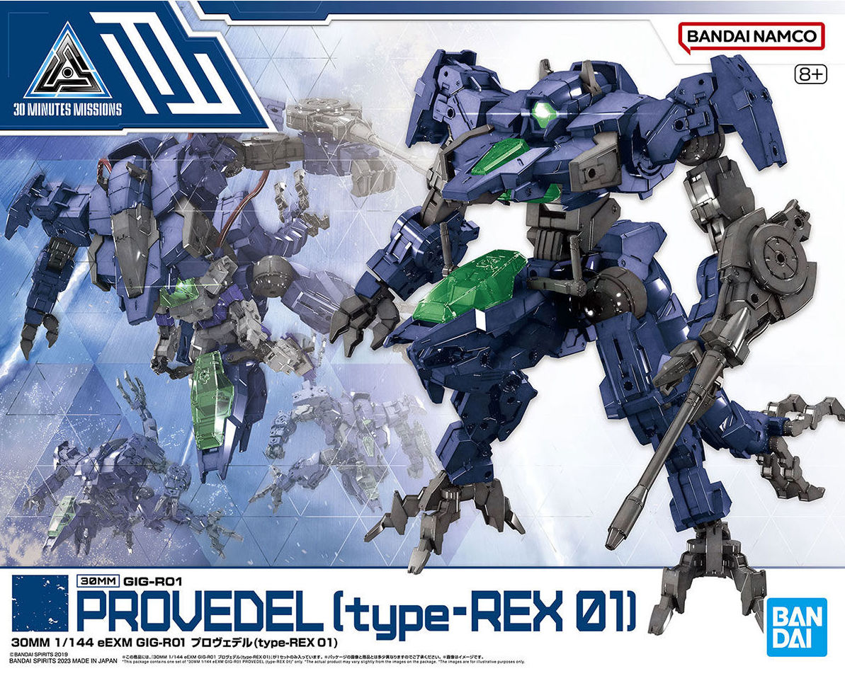 1/144 30MM eEXM GIG-R01 Provedel (type-REX 01) — Ani Mecha