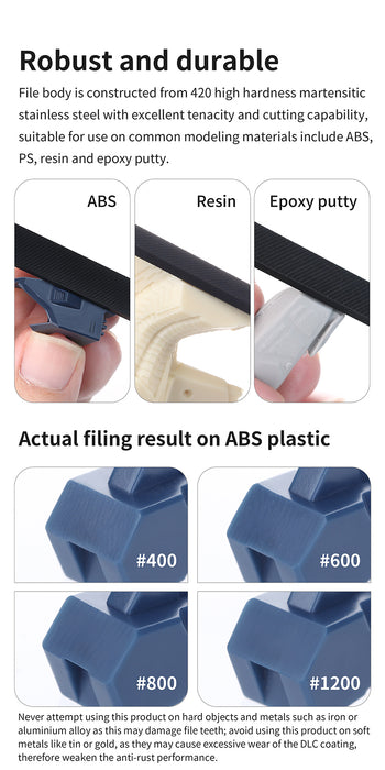 AT-FX01 Stainless Steel File 400/800