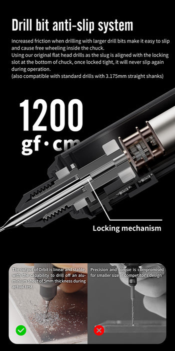 AT-ED02 Orbit Electric Drill - Grey