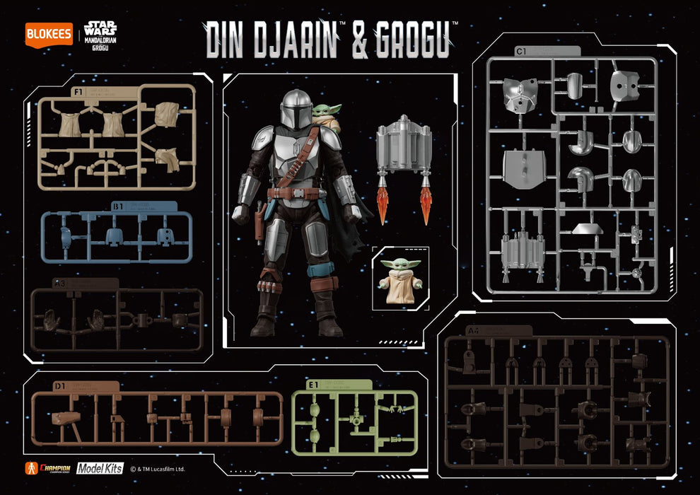75805 Star Wars The Mandalorian & Grogu CC05 Series - Din Djarin & Grogu