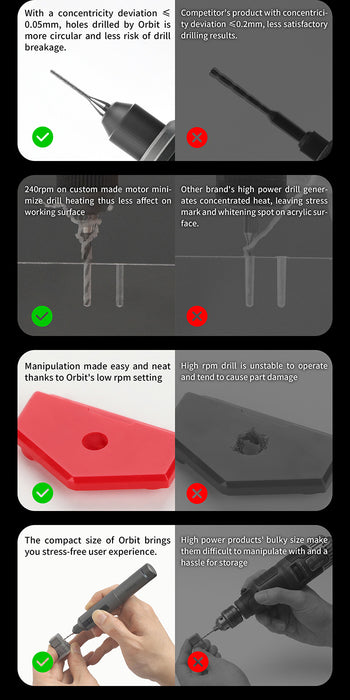 AT-ED02 Orbit Electric Drill - Grey