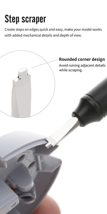 ZPB Straight Edge Broach and Step Scraper