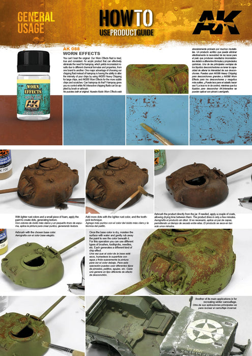 AK088 CHIPPING EFFECTS ACRYLIC FLUID