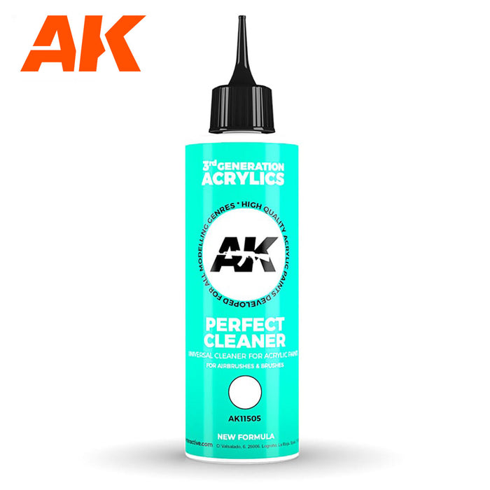 AK11505 3GEN Perfect Cleaner For Water Base Acrylics (250 ml)