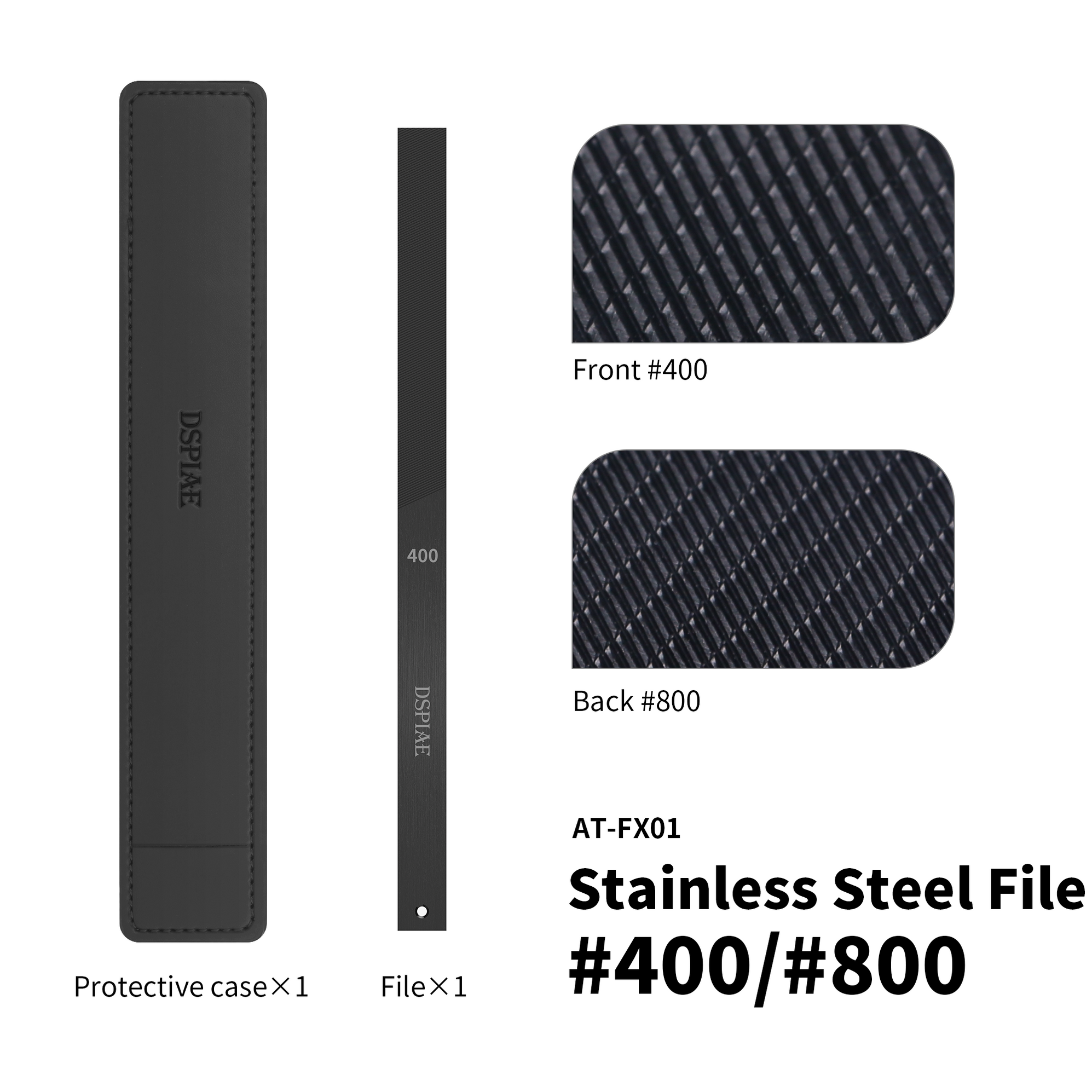 AT-FX01 Stainless Steel File 400/800 — Ani Mecha