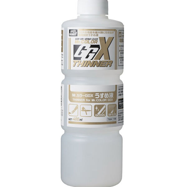 T204 GGX Thinner 400 ml (Solvent Based)