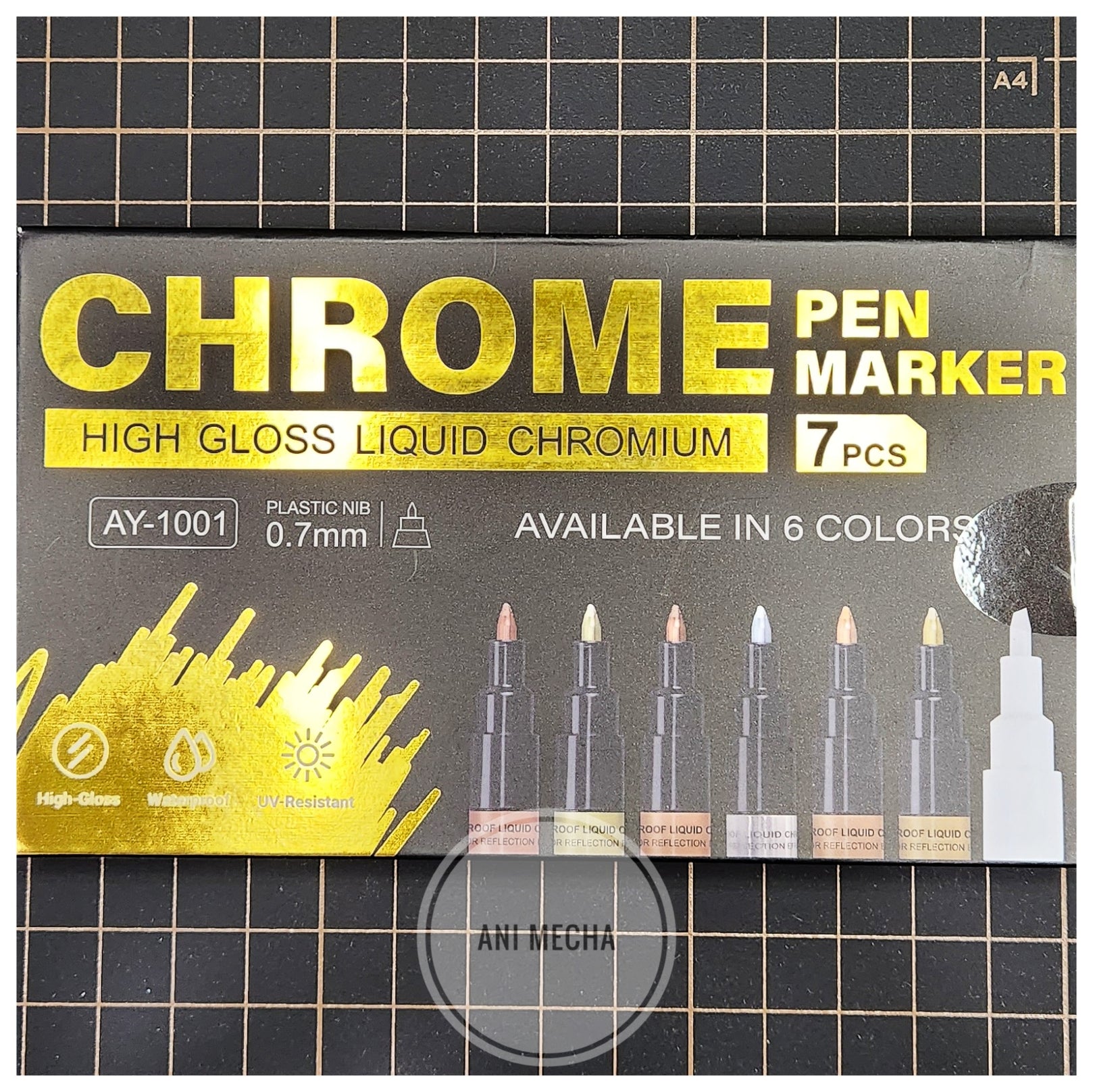 CHROME Markers 6 Colors — Ani Mecha