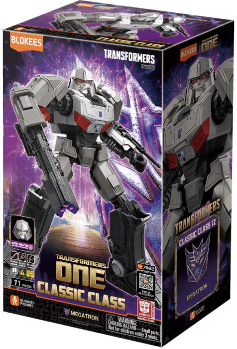 TRANSFORMERS Classic Class 12 Transformers One Megatron