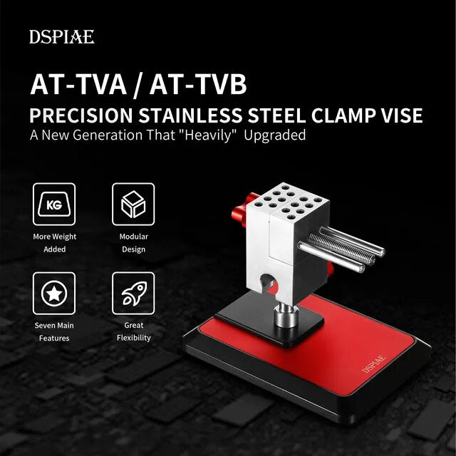 AT-TVAB Universal Precision Stainless Steel Detachable Clamp Vise