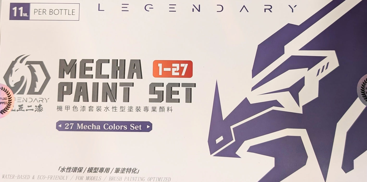 LEGENDARY Mecha Color Paint Set 1-27 Boxset