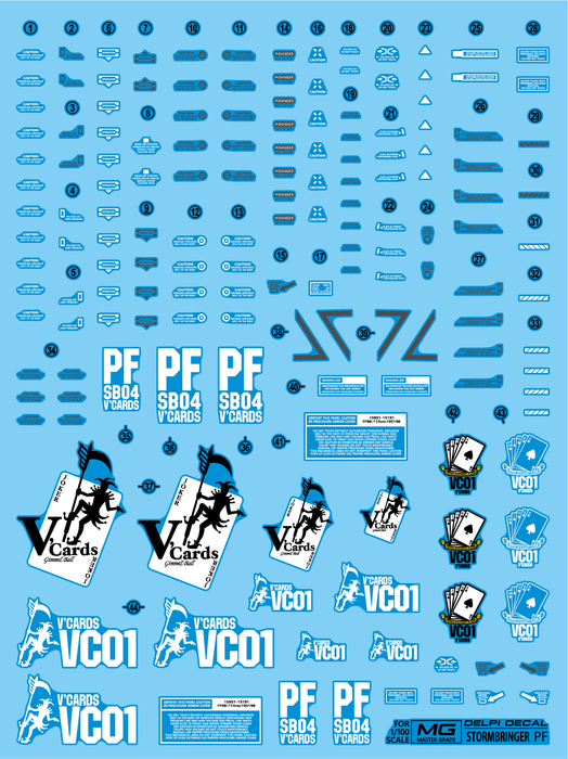 MG STORM BRINGER PF WATER DECAL