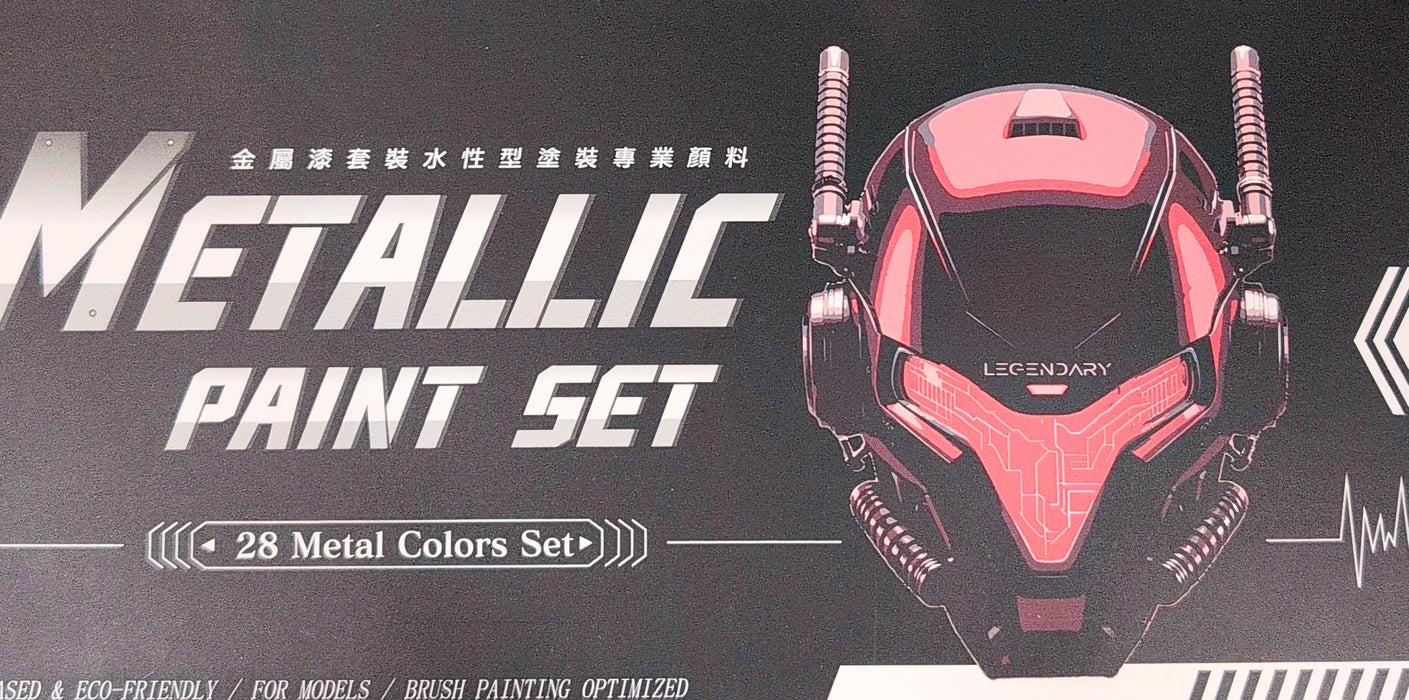 LEGENDARY Metallic Paint Set 1-28 Boxset
