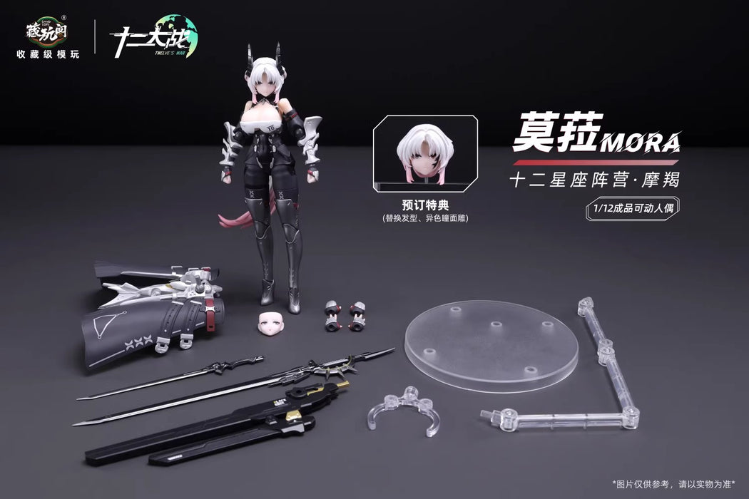 1/12 Twelve's War TW-XZ001 Mora Action Figure