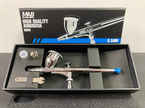 M-202+ 0.5mm Double Action Airbrush