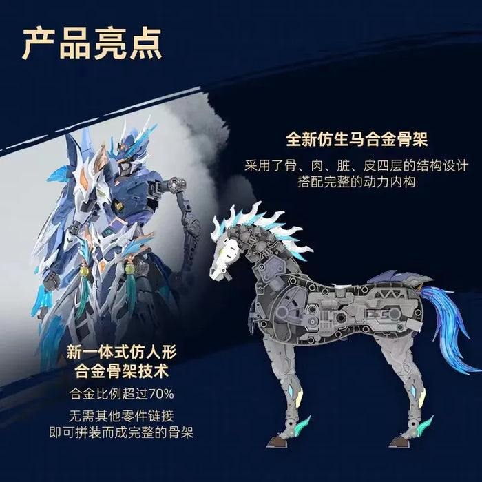 MNP-XH05 Zhao Yun and White Dragon Horse Set (Overseas Version)