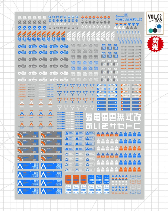 Model Caution VOL2-002 UV Water Decals