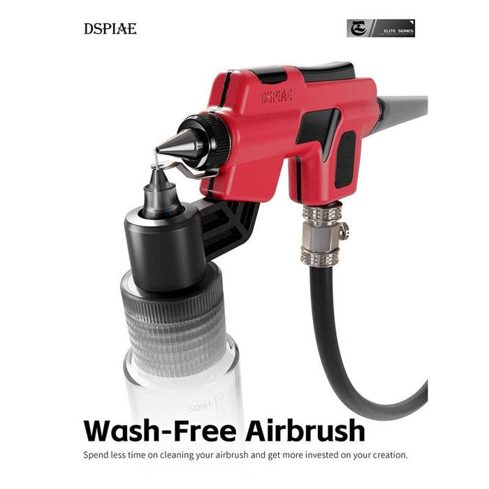 PT-AB Wash-Free Airbrush + Hobby MIO HM-02 Pro Set