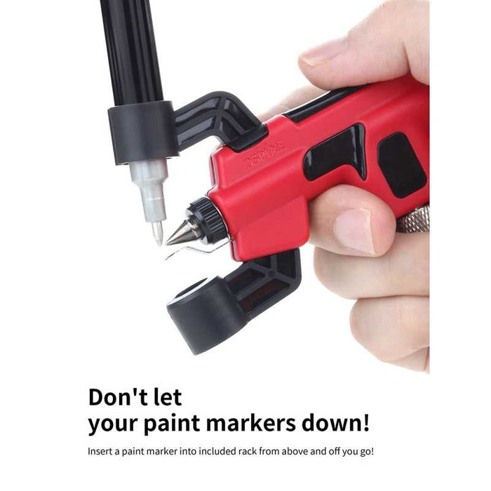 PT-AB Wash-Free Airbrush + Hobby MIO HM-02 Pro Set