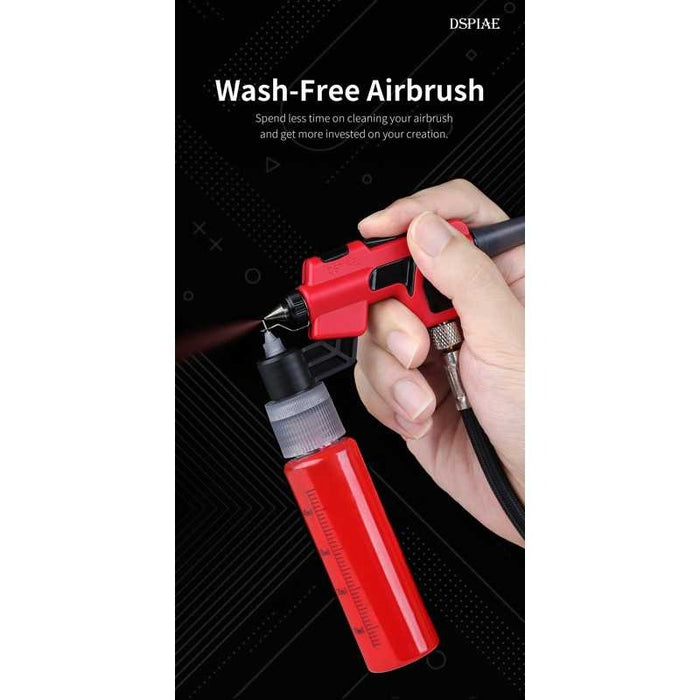 PT-AB Wash-Free Airbrush + Hobby MIO HM-02 Pro Set