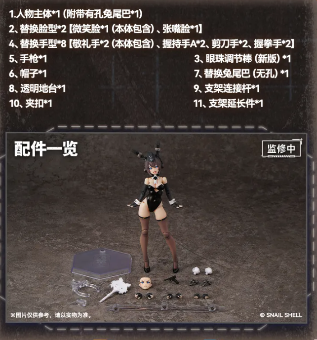 1/12 RA-03 Panzer Bunny Anneliese with Armament Accessories Package