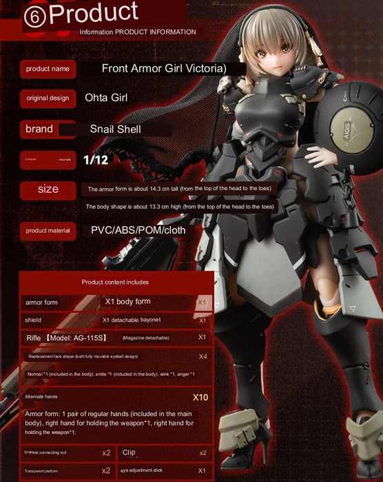 1/12 Frontal Armor Girl - Victoria