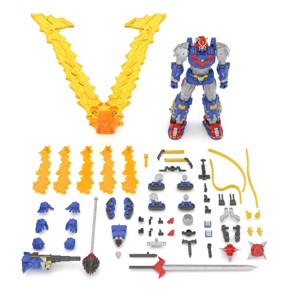 ロボット VOLTES FIVE LEGACY LET'S VOLTIN' SET SMP [Shokugan Modeling Project] Voltes V Legacy Lets Volts In Set