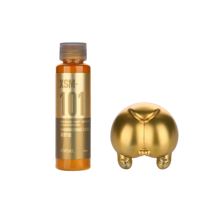 DSPIAE Water Based Pre-Mixed Metallic Colors Paint 50ML