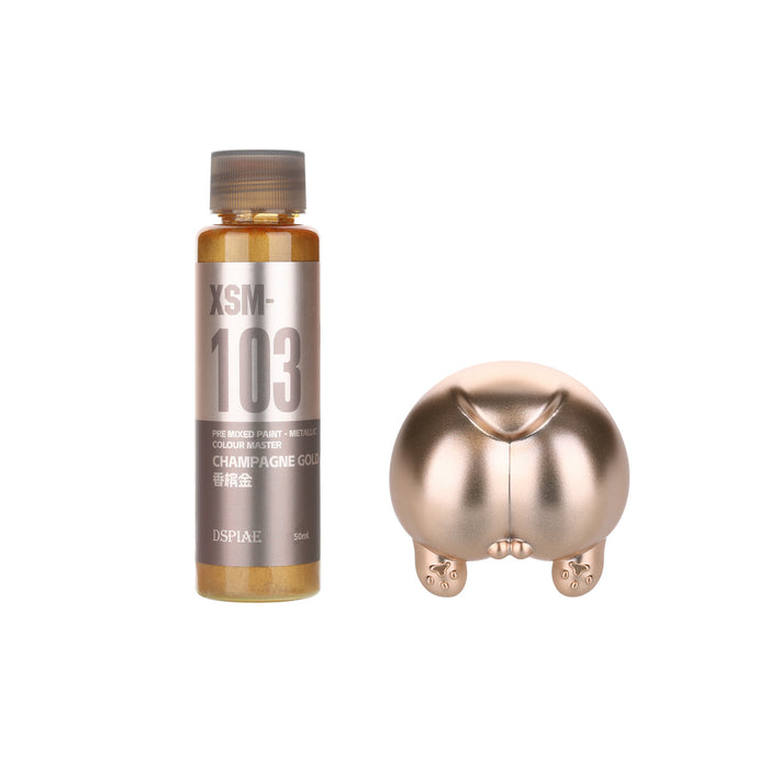 DSPIAE Water Based Pre-Mixed Metallic Colors Paint 50ML