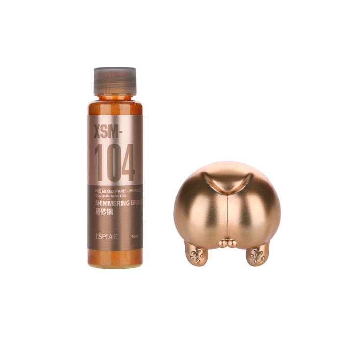 DSPIAE Water Based Pre-Mixed Metallic Colors Paint 50ML