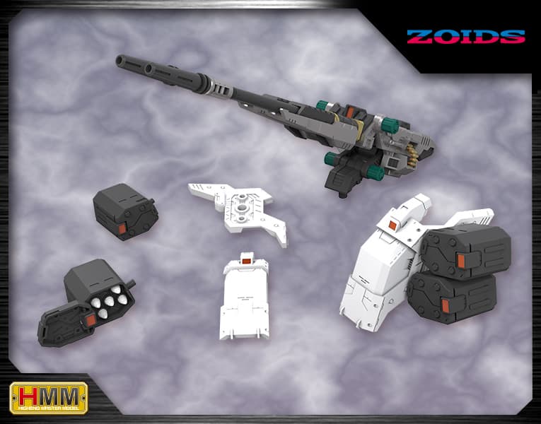 ZOIDS CUSTOMIZE PARTS DUAL SNIPER RIFLE & AZ FIVE LAUNCH MISSILE