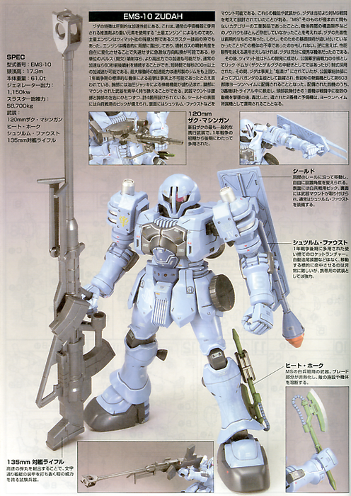 1/144 HGUC EMS-10 Zudah