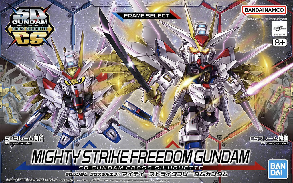 SD Gundam Cross Silhouette Mighty Strike Freedom - Modèle Plastique à Monter