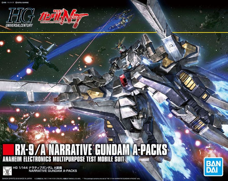 1/144 HGUC Narrative Gundam A-Packs