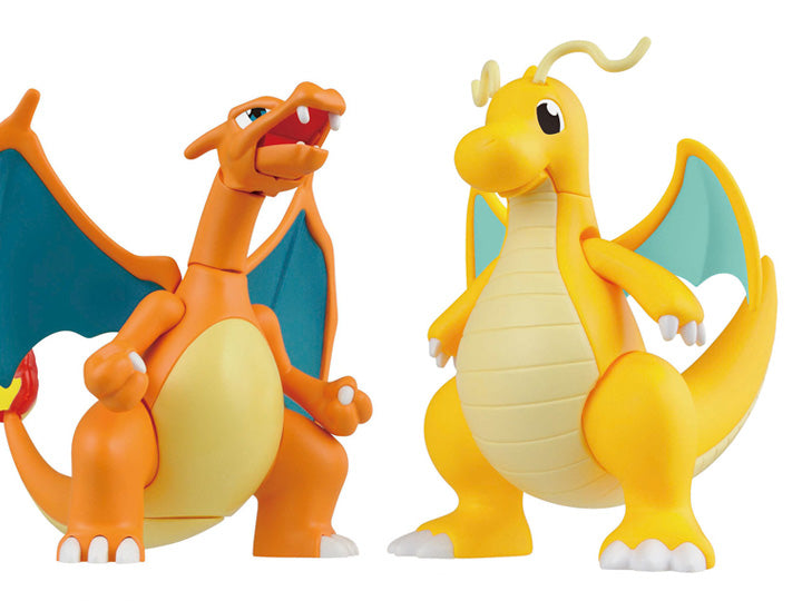 Pokemon Plamo Collection No.43 Select Series Charizard (Battle Ver.) & Dragonite VS Set (Chinese Box Ver)