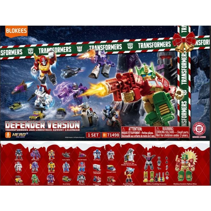 71498 Transformers 2026 Christmas Advent Calendar (LIMITED ITEM)