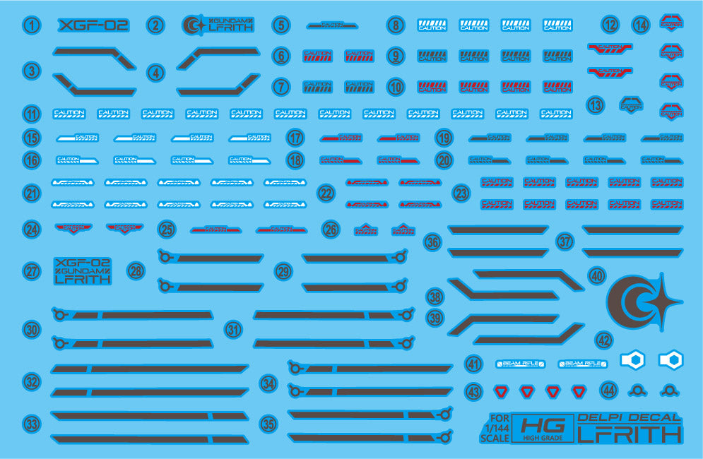 HG LFRITH WATER DECAL