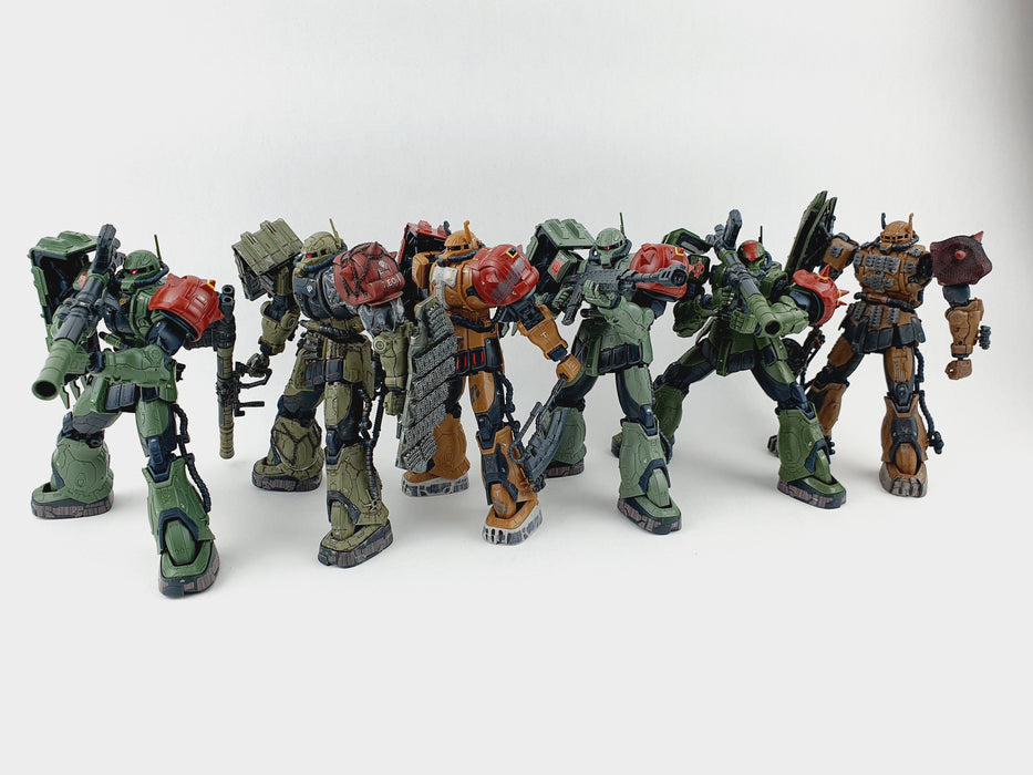 HG ZAKU II F TYPE CHUBS & KALE & UNIDENTIFIED WATER DECAL