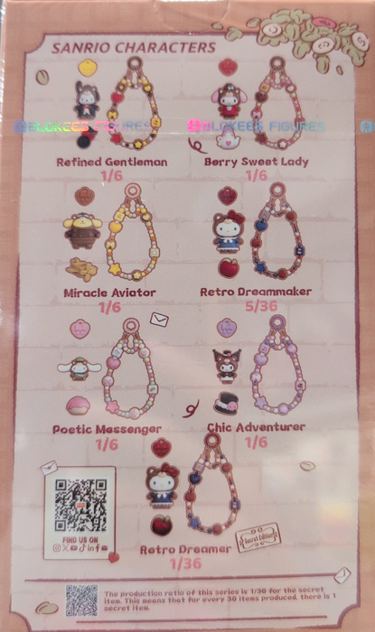 Sanrio Characters Dadoos - ART Series -  Retro Bear Encounter