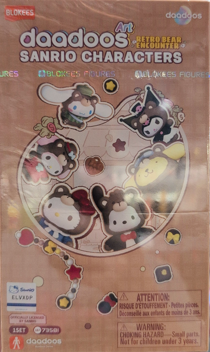 Sanrio Characters Dadoos - ART Series -  Retro Bear Encounter
