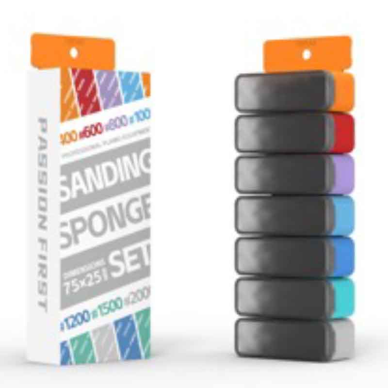Sanding Sponge Set XSS-S01 Sanding Sponge Set (#400 #600 #800 #1000 #1200 #1500 #2000 ...