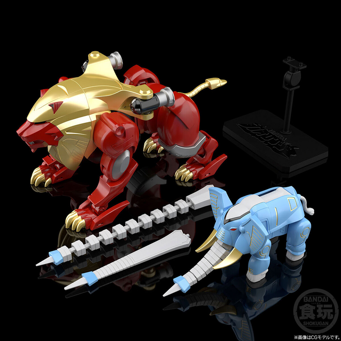 SMP [SHOKUGAN MODELING PROJECT] Hyakujuu Gattai Gao Lion & Gao Elephant ( Gao Ranger )