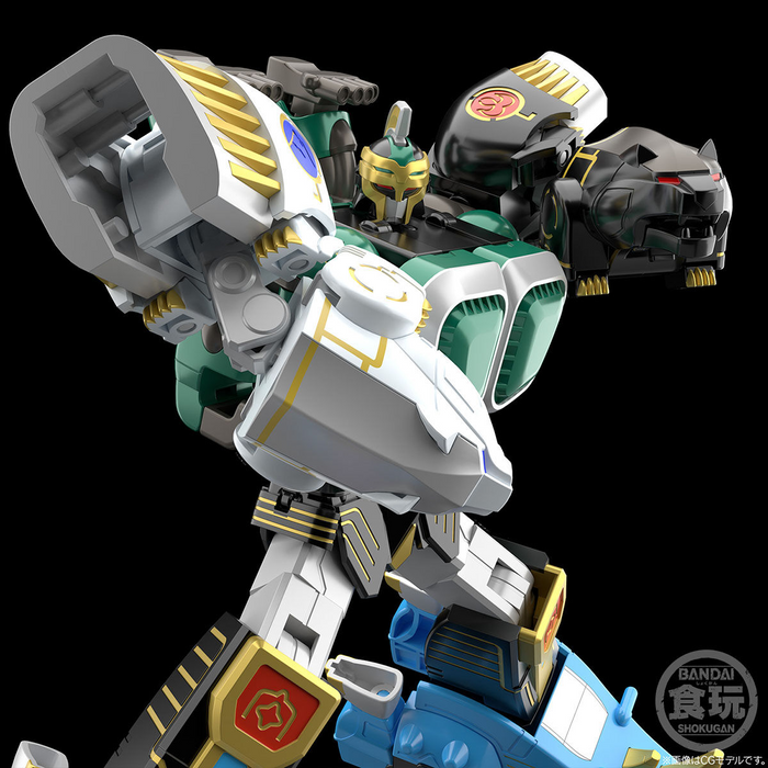 SMP [SHOKUGAN MODELING PROJECT] Hyakujuu Gattai Gao Muscle Set ( Gao Ranger )